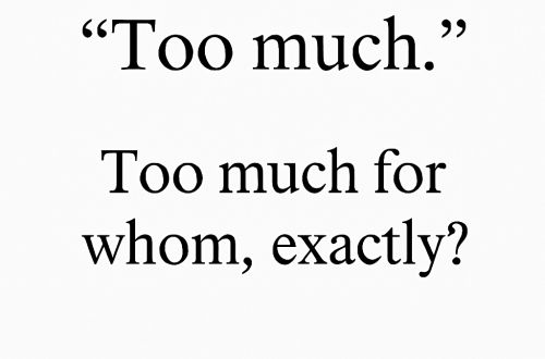 They feared your silence more than your scream